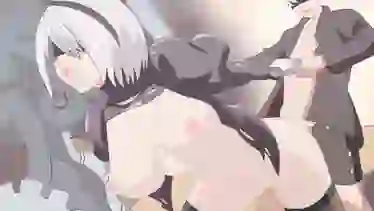Секс роботы, групповые оргии и жесткий трах в пародии на NieR: Automata